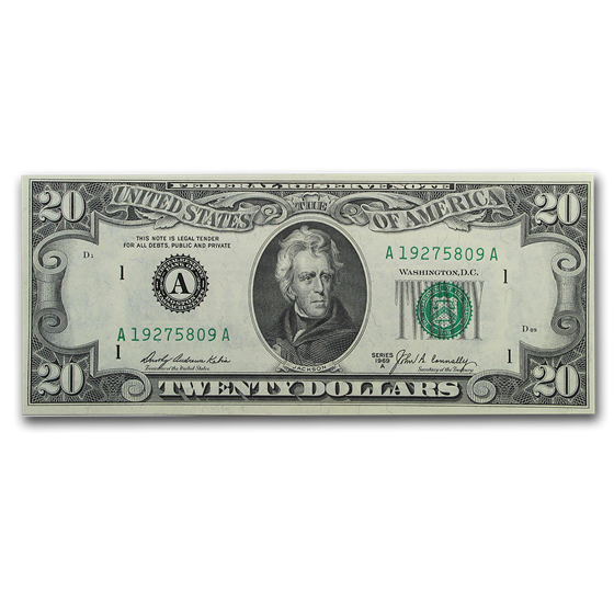 1969s $20 FRN CU 1969s $20 FRN CU
